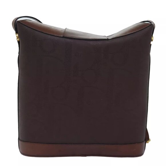 Christian Dior Trotter Canvas Shoulder Bag PVC Brown Auth yk12486 - Picture 2 of 14